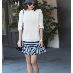 Maje Dereck Ivory Wool / Alpaca Sweater